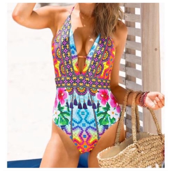 Other - LAST ONE! Multi-color Fashionista One-Piece